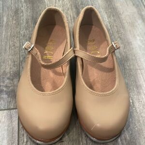 Bloch Tan Leather Mary Jane Tap Shoe size 10.5